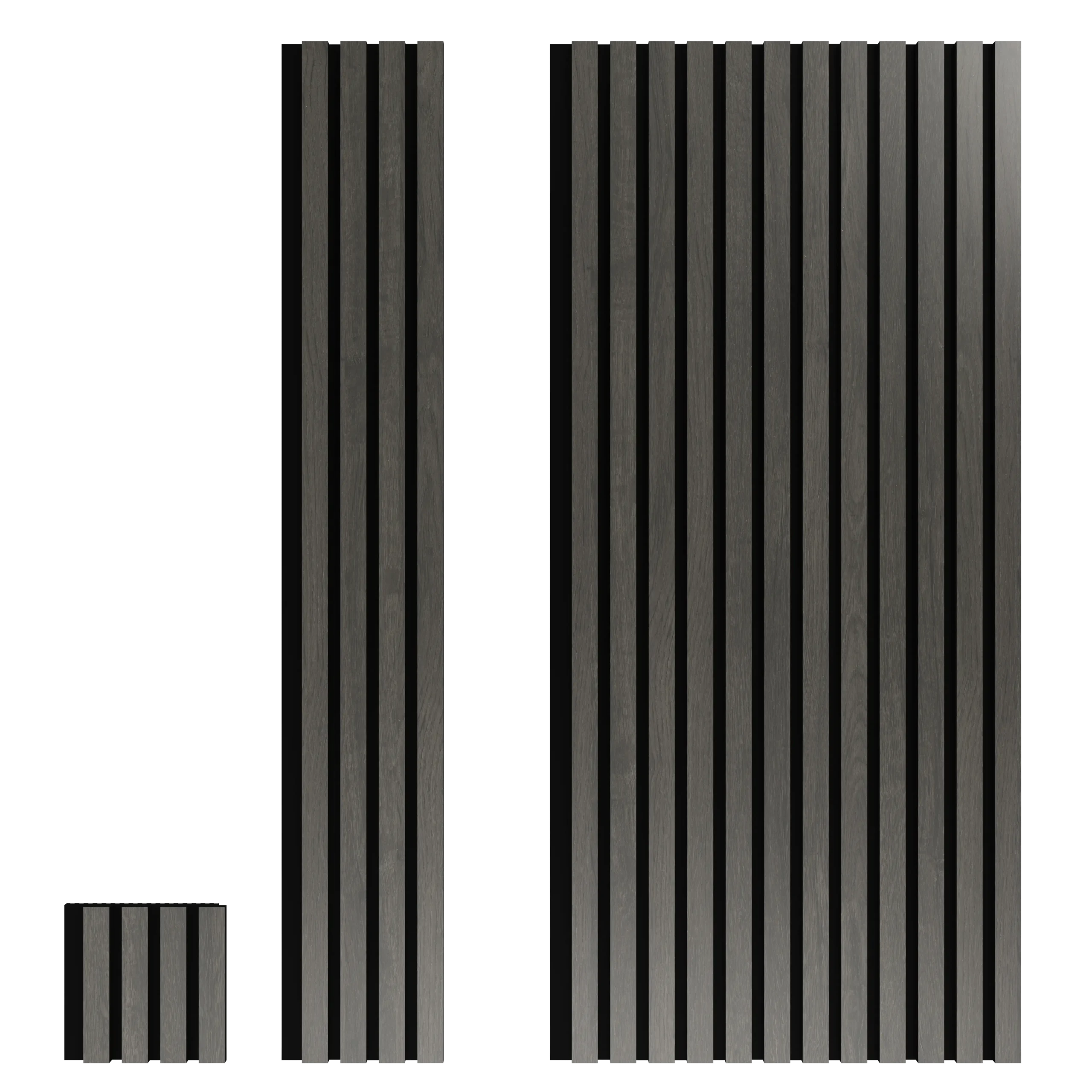 Panel acústico premium Roble Azabache