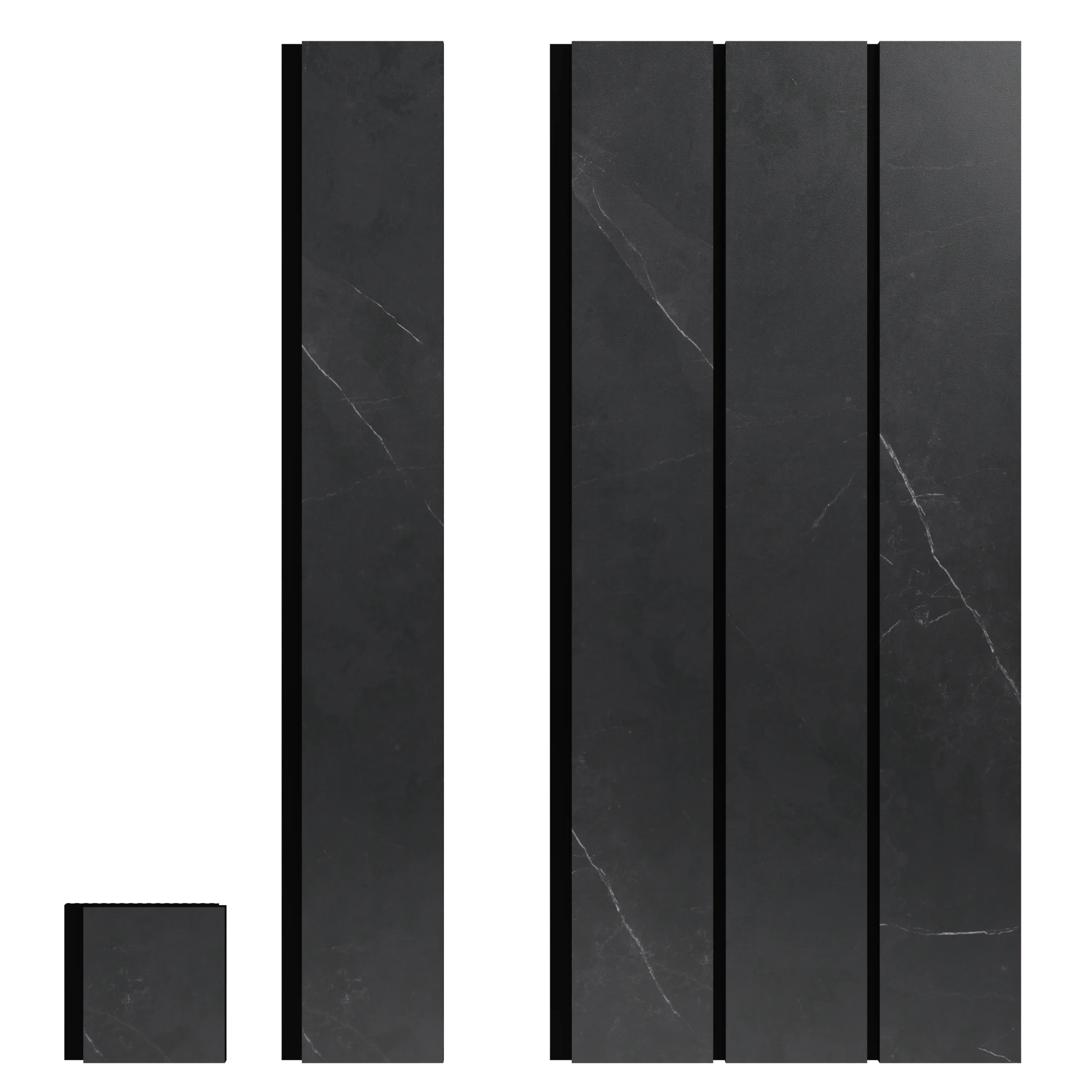 Panel liso elegance Mármol Negro