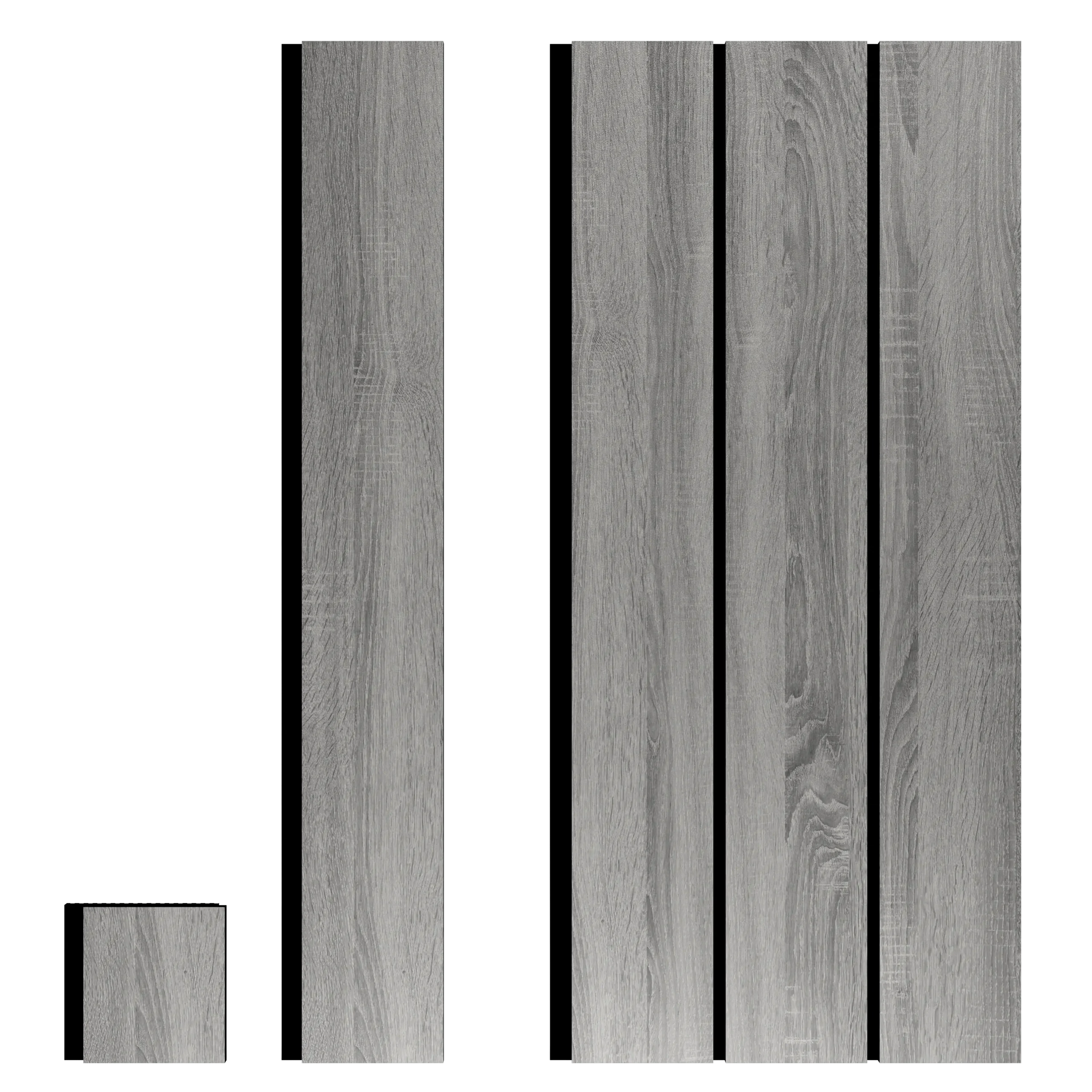 Panel liso elegance Roble Gris