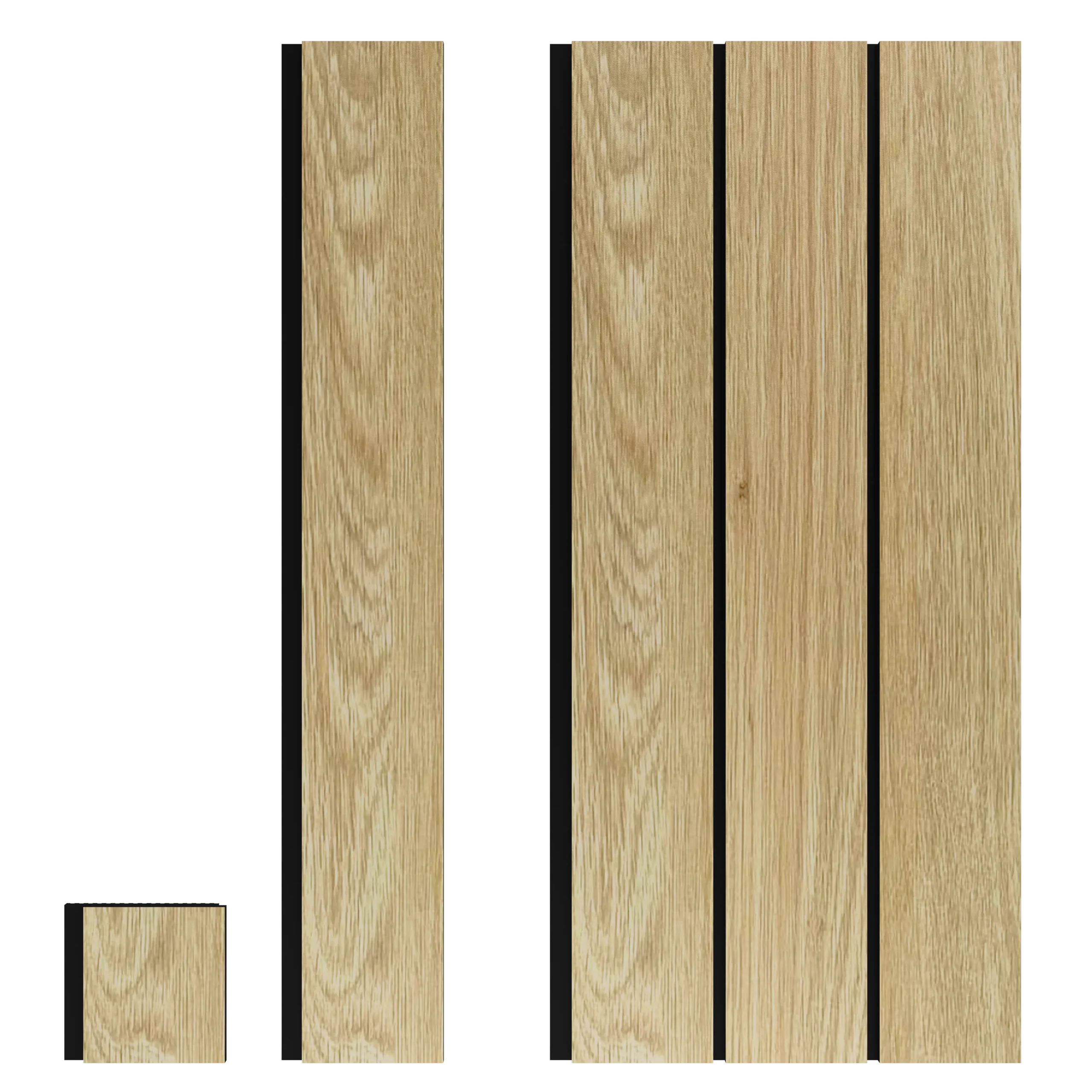 Panneau lisse élégance extérieure Chêne Coriandre